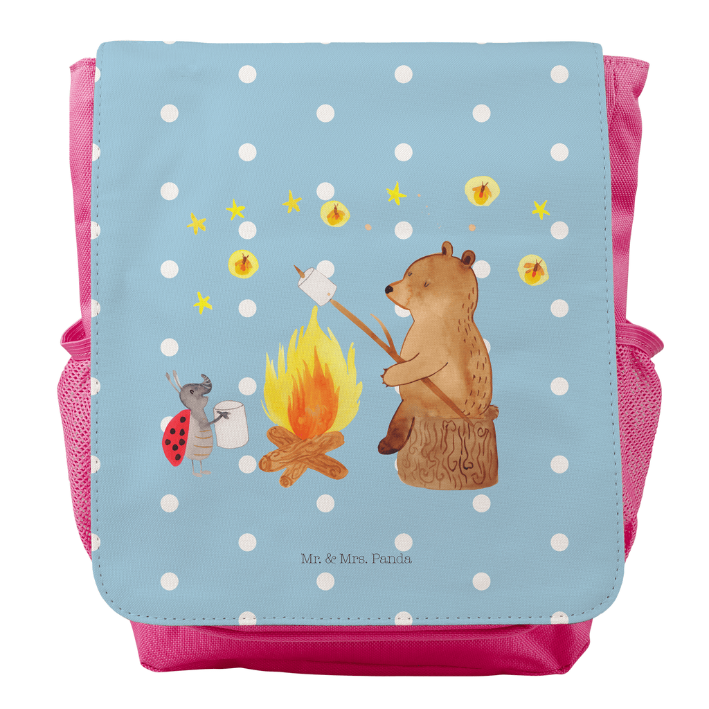 Kinderrucksack Bär & Marienkäfer Lagerfeuer Kids, Rucksack, Kinderrucksack, Kinder Rucksack, Rucksack Kindergröße, Kleiner Rucksack, Bär, Teddy, Teddybär, Lagerfeuer