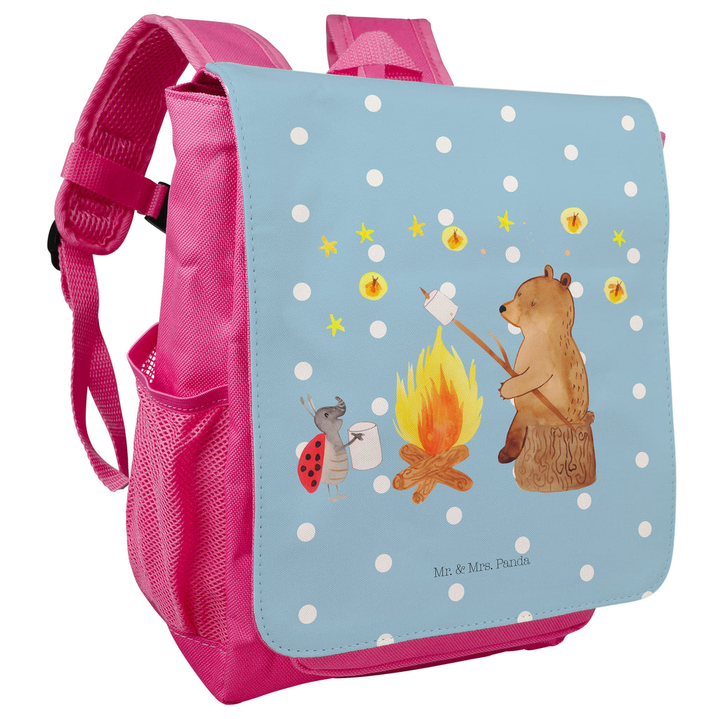 Kinderrucksack Bär & Marienkäfer Lagerfeuer Kids, Rucksack, Kinderrucksack, Kinder Rucksack, Rucksack Kindergröße, Kleiner Rucksack, Bär, Teddy, Teddybär, Lagerfeuer