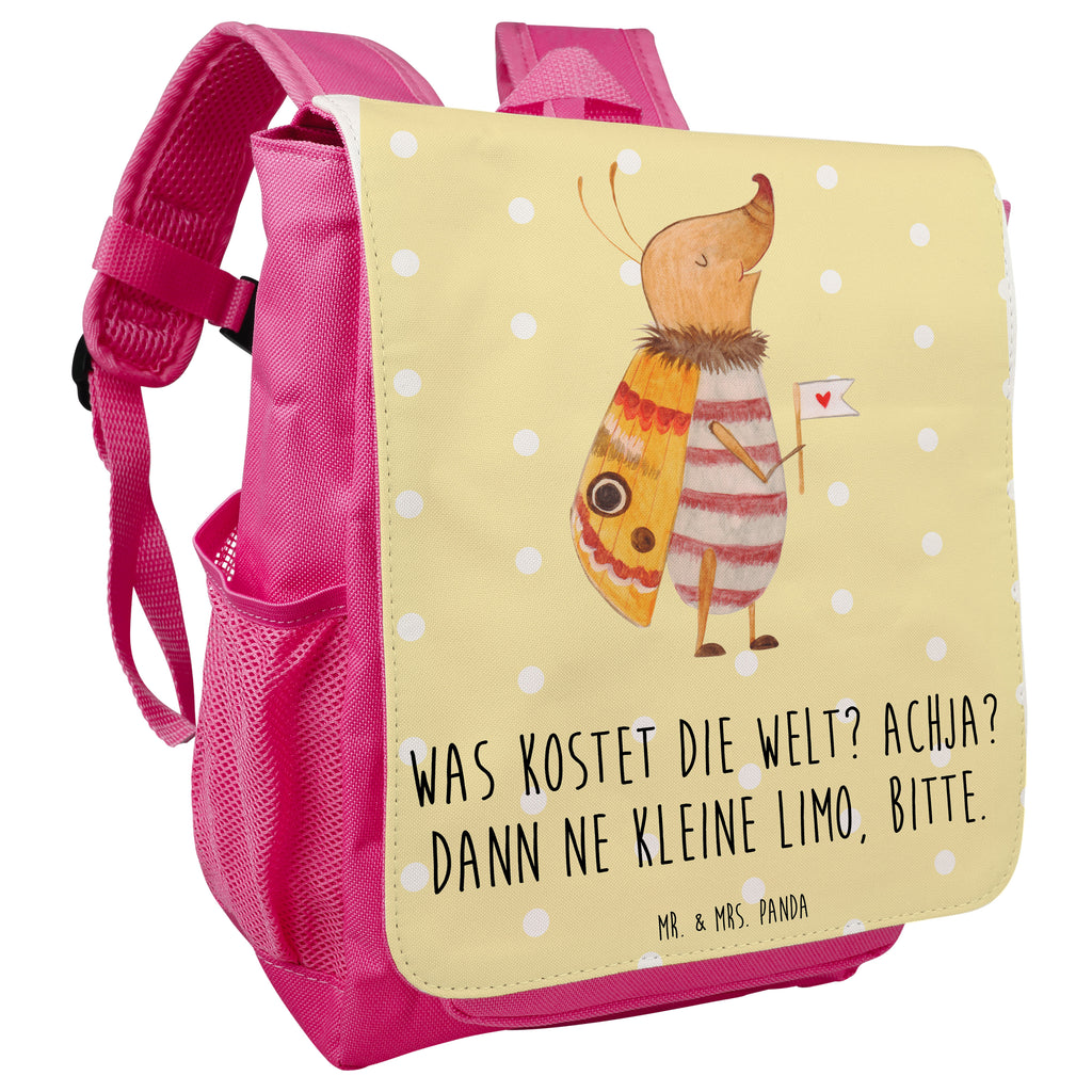 Kinderrucksack Nachtfalter mit Fähnchen Kids, Rucksack, Kinderrucksack, Kinder Rucksack, Rucksack Kindergröße, Kleiner Rucksack, Tiermotive, Gute Laune, lustige Sprüche, Tiere, Nachtfalter, Käfer, Spruch lustig, Spruch witzig, süß, niedlich, Küche Deko, Was kostet die Welt