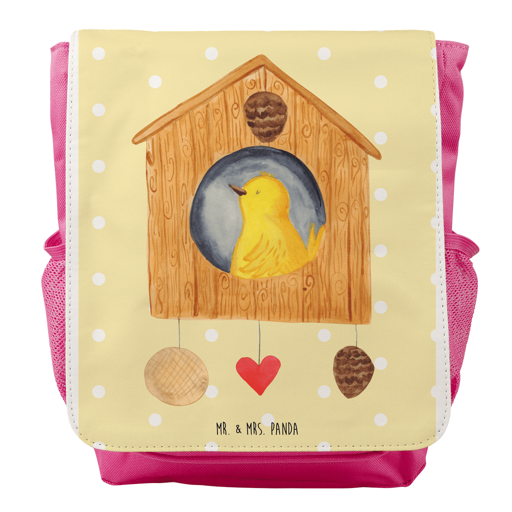 Kinderrucksack Vogelhaus sweet Home Kids, Rucksack, Kinderrucksack, Kinder Rucksack, Rucksack Kindergröße, Kleiner Rucksack, Tiermotive, Gute Laune, lustige Sprüche, Tiere, Vogelhaus, Vogel, Home sweet Home, Einzug, Umzug, Geschenk, Einzugsgeschenk, Hausbau, Haus