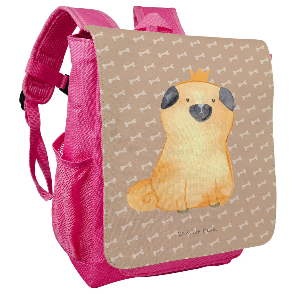 Kinderrucksack Mops Krone Kids, Rucksack, Kinderrucksack, Kinder Rucksack, Rucksack Kindergröße, Kleiner Rucksack, Hund, Hundemotiv, Haustier, Hunderasse, Tierliebhaber, Hundebesitzer, Sprüche, Mops, allergisch, kinderlos, Hausregel, Hundebesitzer. Spruch, lustig