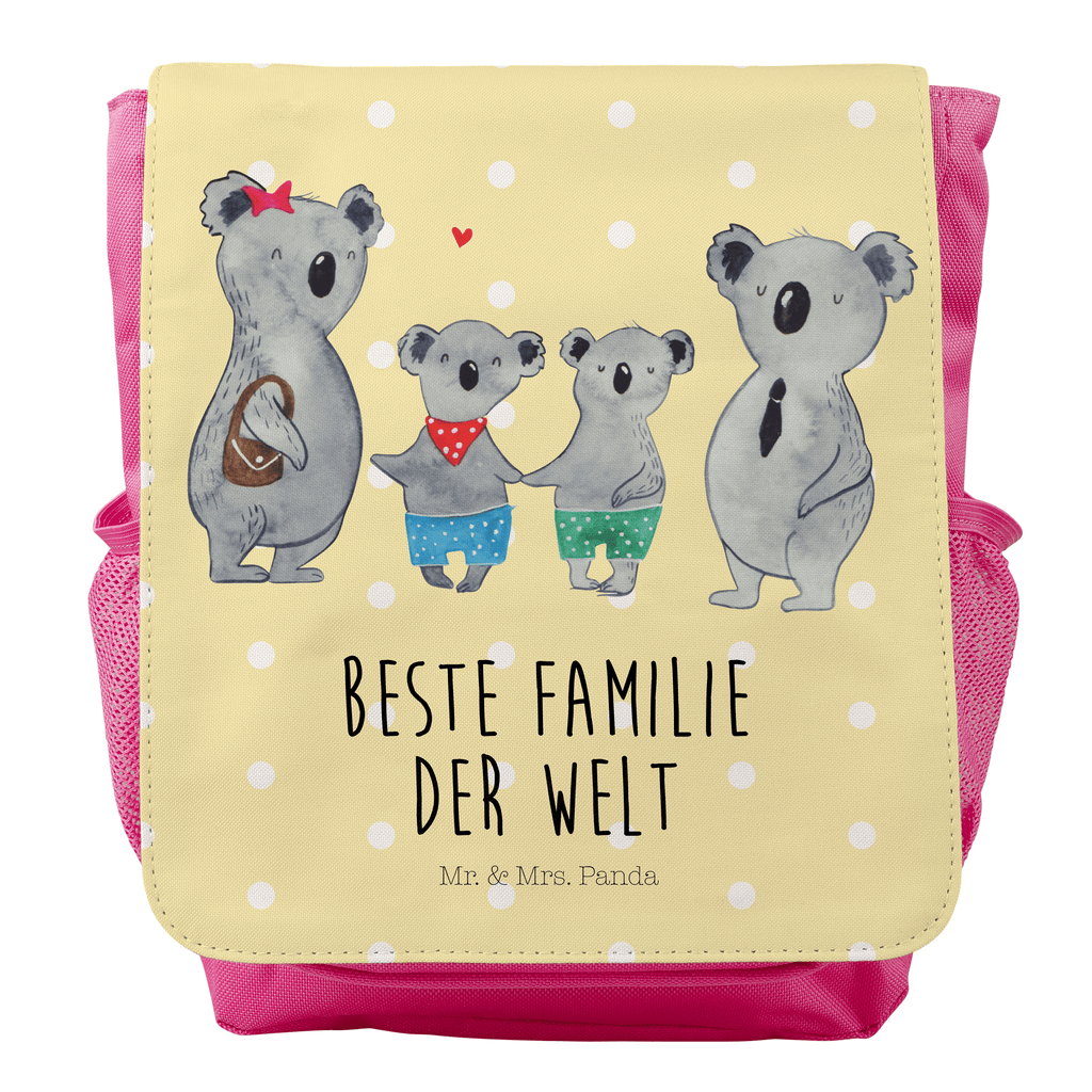 Kinderrucksack Koala Familie zwei Kids, Rucksack, Kinderrucksack, Kinder Rucksack, Rucksack Kindergröße, Kleiner Rucksack, Familie, Vatertag, Muttertag, Bruder, Schwester, Mama, Papa, Oma, Opa, Koala, Koalabär, beste Familie, Familienzeit, Familienleben, Koalafamilie, Lieblingsfamilie