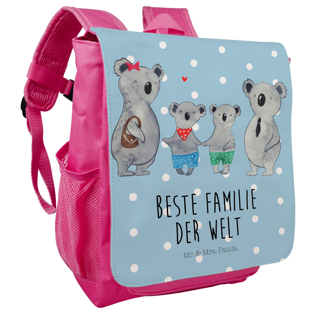 Kinderrucksack Koala Familie zwei Kids, Rucksack, Kinderrucksack, Kinder Rucksack, Rucksack Kindergröße, Kleiner Rucksack, Familie, Vatertag, Muttertag, Bruder, Schwester, Mama, Papa, Oma, Opa, Koala, Koalabär, beste Familie, Familienzeit, Familienleben, Koalafamilie, Lieblingsfamilie