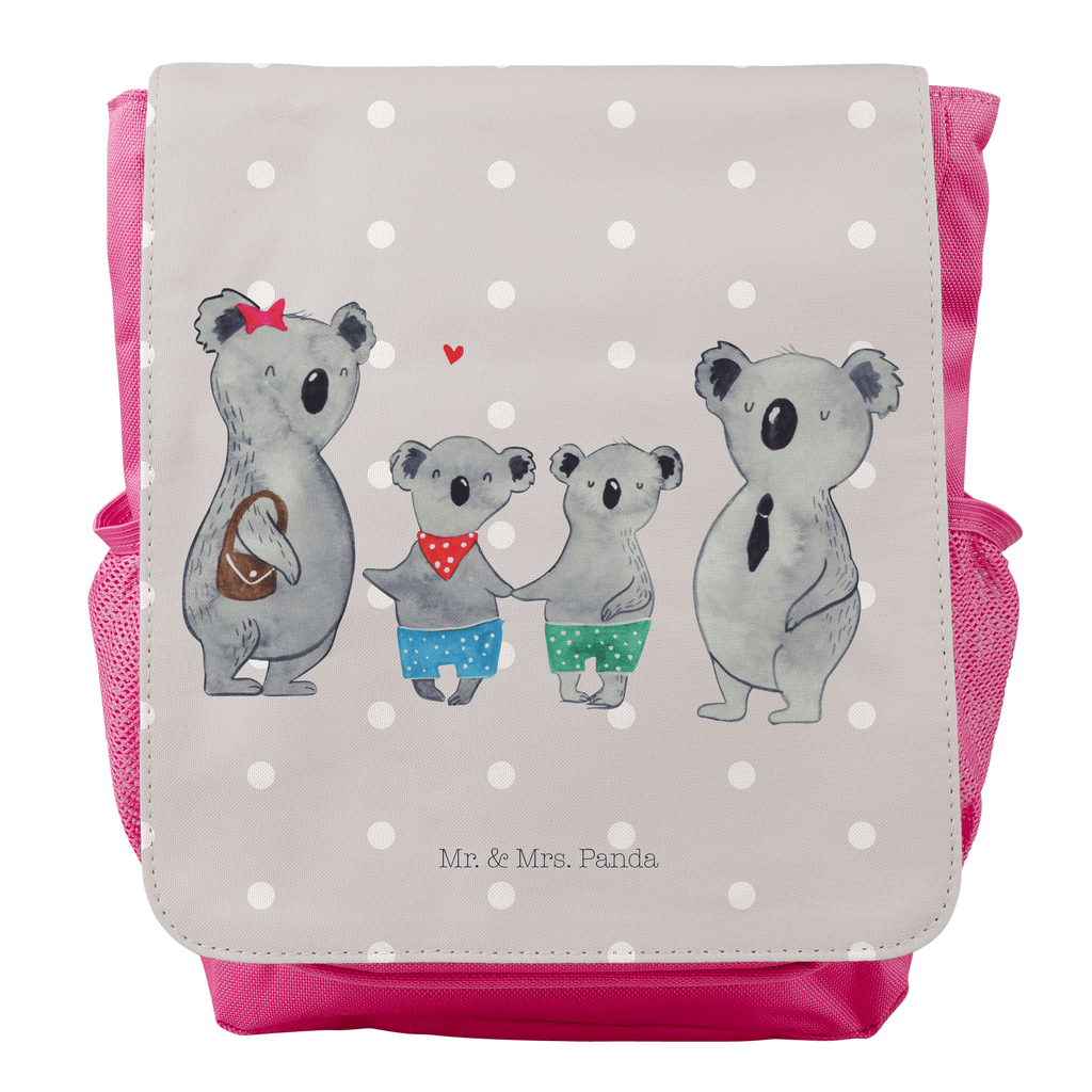 Kinderrucksack Koala Familie zwei Kids, Rucksack, Kinderrucksack, Kinder Rucksack, Rucksack Kindergröße, Kleiner Rucksack, Familie, Vatertag, Muttertag, Bruder, Schwester, Mama, Papa, Oma, Opa, Koala, Koalabär, beste Familie, Familienzeit, Familienleben, Koalafamilie, Lieblingsfamilie