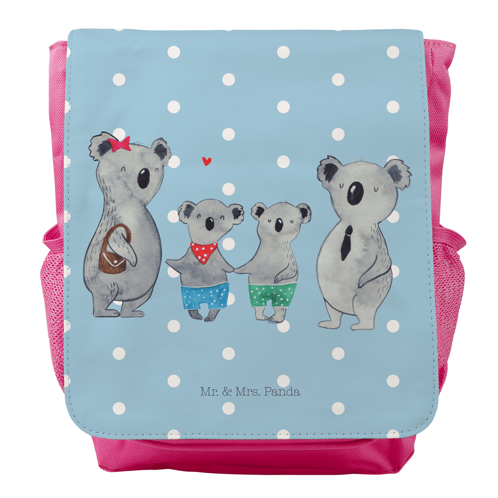 Kinderrucksack Koala Familie zwei Kids, Rucksack, Kinderrucksack, Kinder Rucksack, Rucksack Kindergröße, Kleiner Rucksack, Familie, Vatertag, Muttertag, Bruder, Schwester, Mama, Papa, Oma, Opa, Koala, Koalabär, beste Familie, Familienzeit, Familienleben, Koalafamilie, Lieblingsfamilie