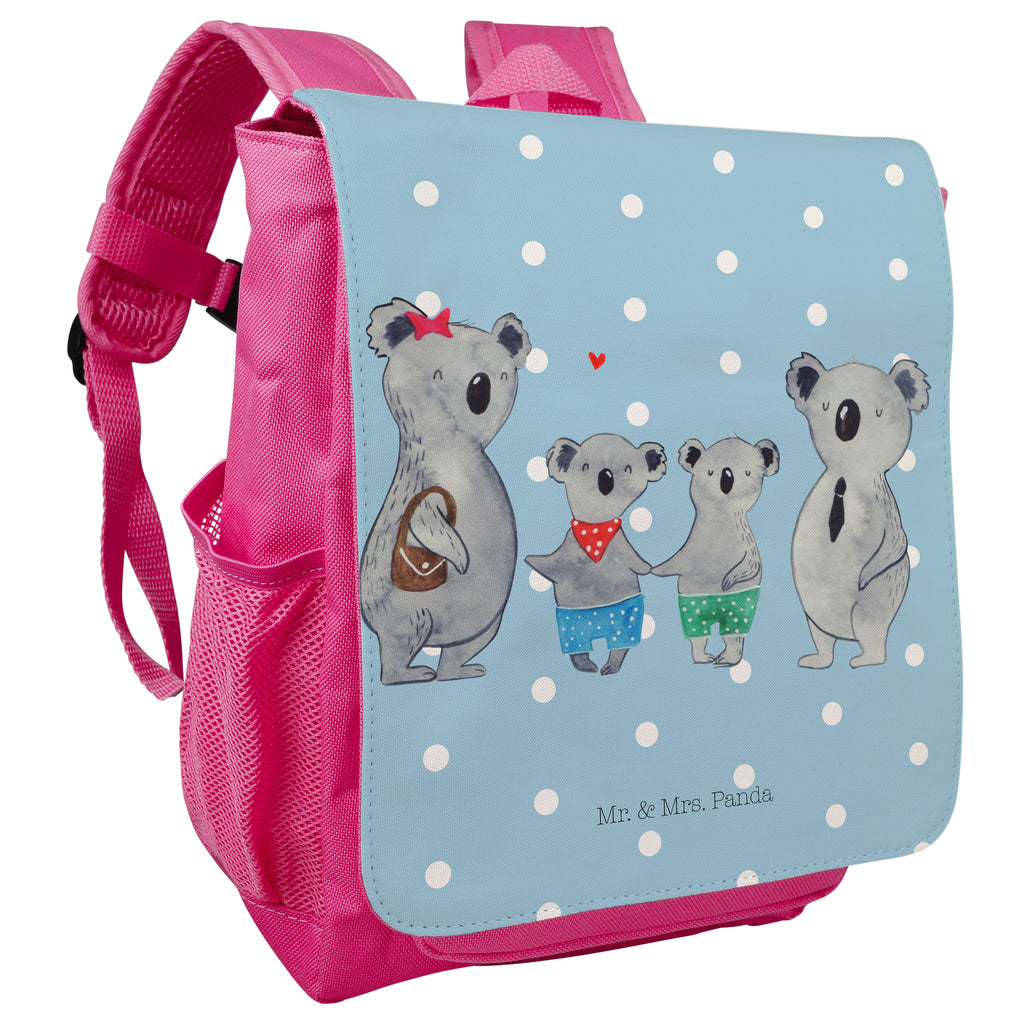 Kinderrucksack Koala Familie zwei Kids, Rucksack, Kinderrucksack, Kinder Rucksack, Rucksack Kindergröße, Kleiner Rucksack, Familie, Vatertag, Muttertag, Bruder, Schwester, Mama, Papa, Oma, Opa, Koala, Koalabär, beste Familie, Familienzeit, Familienleben, Koalafamilie, Lieblingsfamilie