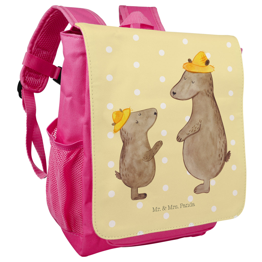 Kinderrucksack Bären mit Hut Kids, Rucksack, Kinderrucksack, Kinder Rucksack, Rucksack Kindergröße, Kleiner Rucksack, Familie, Vatertag, Muttertag, Bruder, Schwester, Mama, Papa, Oma, Opa, Bär, Bären, Vater, Papi, Paps, Dad, Daddy, Lieblingsmensch, Sohn, Söhne, Kind, Kinder, Vater-Sohn, Family, Vorbild