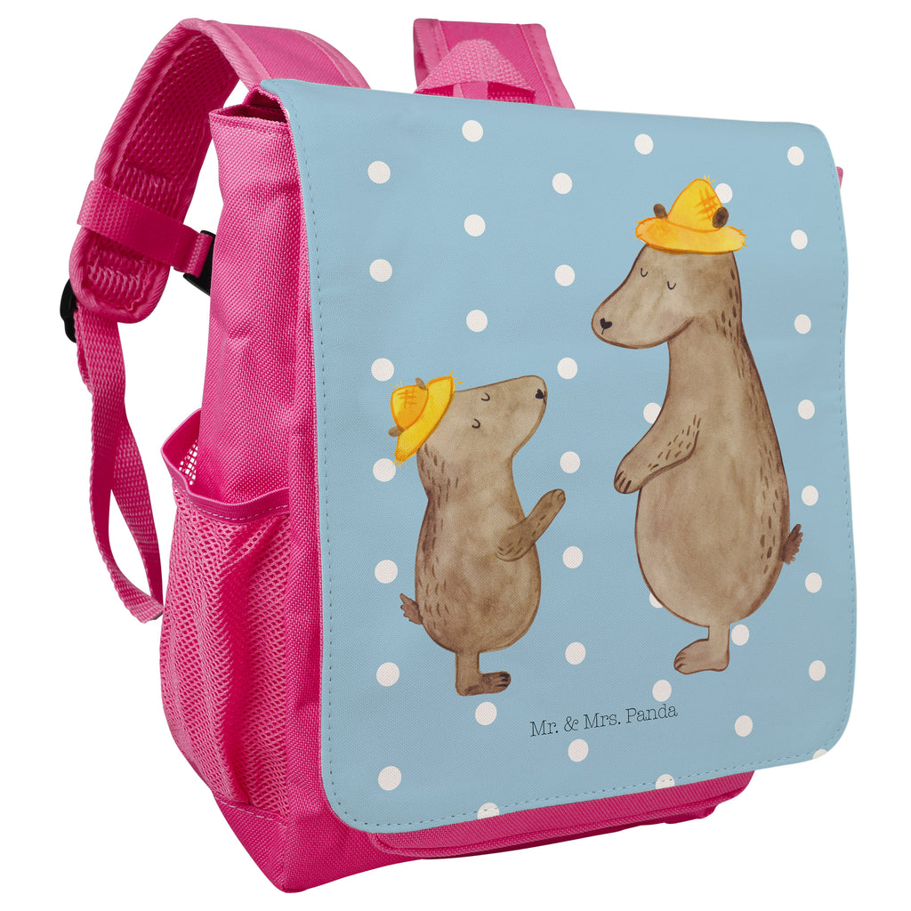 Kinderrucksack Bären mit Hut Kids, Rucksack, Kinderrucksack, Kinder Rucksack, Rucksack Kindergröße, Kleiner Rucksack, Familie, Vatertag, Muttertag, Bruder, Schwester, Mama, Papa, Oma, Opa, Bär, Bären, Vater, Papi, Paps, Dad, Daddy, Lieblingsmensch, Sohn, Söhne, Kind, Kinder, Vater-Sohn, Family, Vorbild