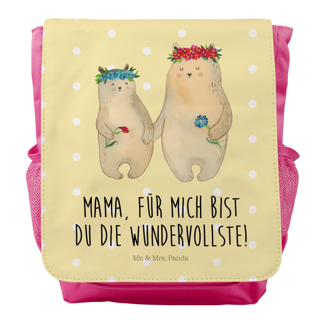 Kinderrucksack Bären mit Blumenkranz Kids, Rucksack, Kinderrucksack, Kinder Rucksack, Rucksack Kindergröße, Kleiner Rucksack, Familie, Vatertag, Muttertag, Bruder, Schwester, Mama, Papa, Oma, Opa, Bär, Bären, Mutter, Mutti, Mami, Lieblingsmensch, Lieblingsmama, beste Mutter, weltbeste Mama, Geschenk Mama. Muttertag, Tochter, Kind, Kinder, Töchter, Family, Vorbild