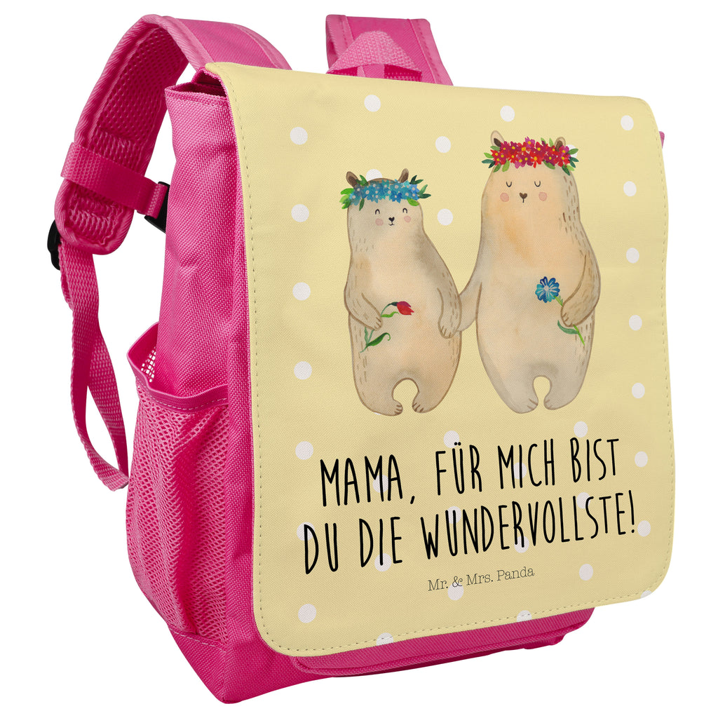 Kinderrucksack Bären mit Blumenkranz Kids, Rucksack, Kinderrucksack, Kinder Rucksack, Rucksack Kindergröße, Kleiner Rucksack, Familie, Vatertag, Muttertag, Bruder, Schwester, Mama, Papa, Oma, Opa, Bär, Bären, Mutter, Mutti, Mami, Lieblingsmensch, Lieblingsmama, beste Mutter, weltbeste Mama, Geschenk Mama. Muttertag, Tochter, Kind, Kinder, Töchter, Family, Vorbild
