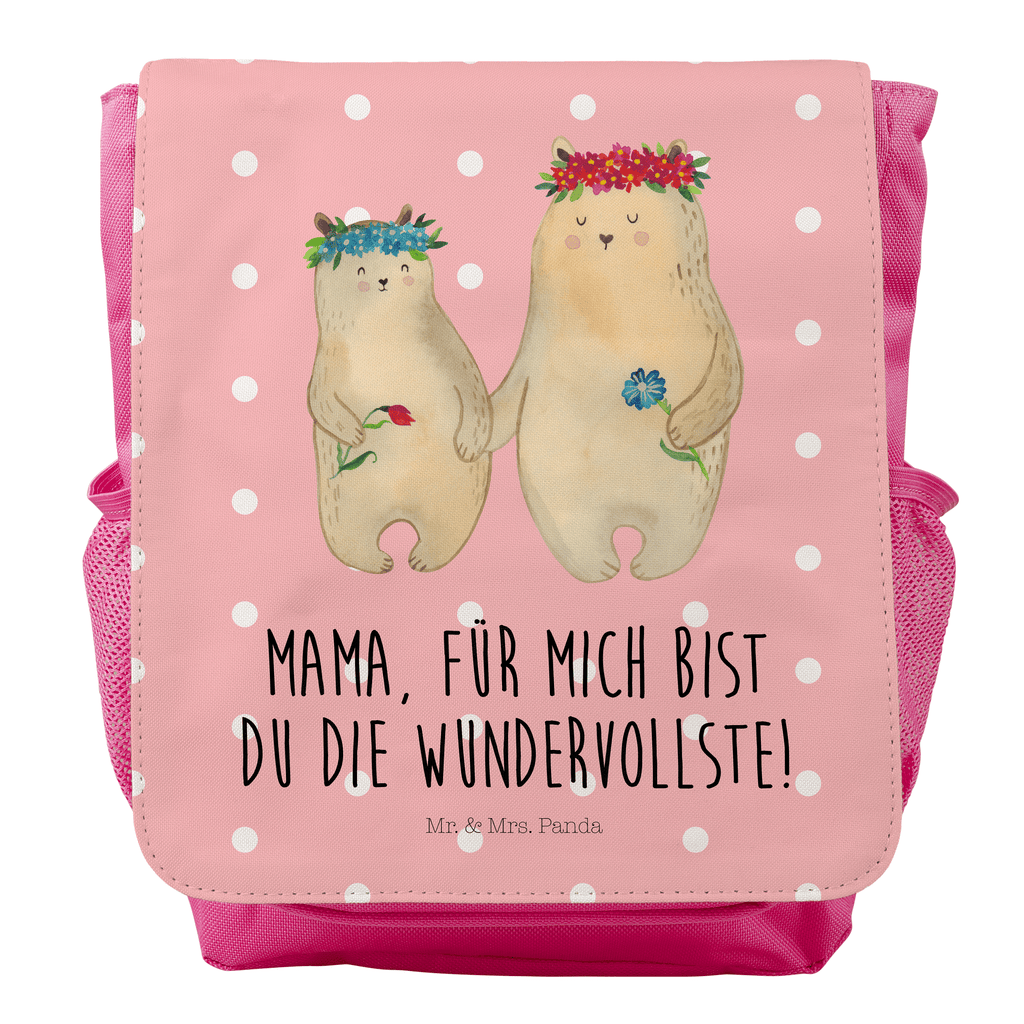 Kinderrucksack Bären mit Blumenkranz Kids, Rucksack, Kinderrucksack, Kinder Rucksack, Rucksack Kindergröße, Kleiner Rucksack, Familie, Vatertag, Muttertag, Bruder, Schwester, Mama, Papa, Oma, Opa, Bär, Bären, Mutter, Mutti, Mami, Lieblingsmensch, Lieblingsmama, beste Mutter, weltbeste Mama, Geschenk Mama. Muttertag, Tochter, Kind, Kinder, Töchter, Family, Vorbild