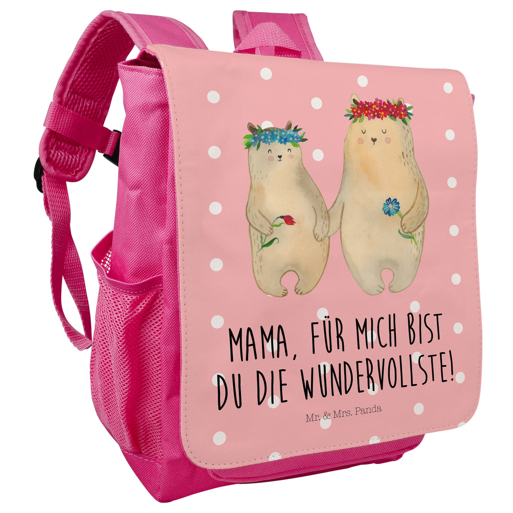 Kinderrucksack Bären mit Blumenkranz Kids, Rucksack, Kinderrucksack, Kinder Rucksack, Rucksack Kindergröße, Kleiner Rucksack, Familie, Vatertag, Muttertag, Bruder, Schwester, Mama, Papa, Oma, Opa, Bär, Bären, Mutter, Mutti, Mami, Lieblingsmensch, Lieblingsmama, beste Mutter, weltbeste Mama, Geschenk Mama. Muttertag, Tochter, Kind, Kinder, Töchter, Family, Vorbild