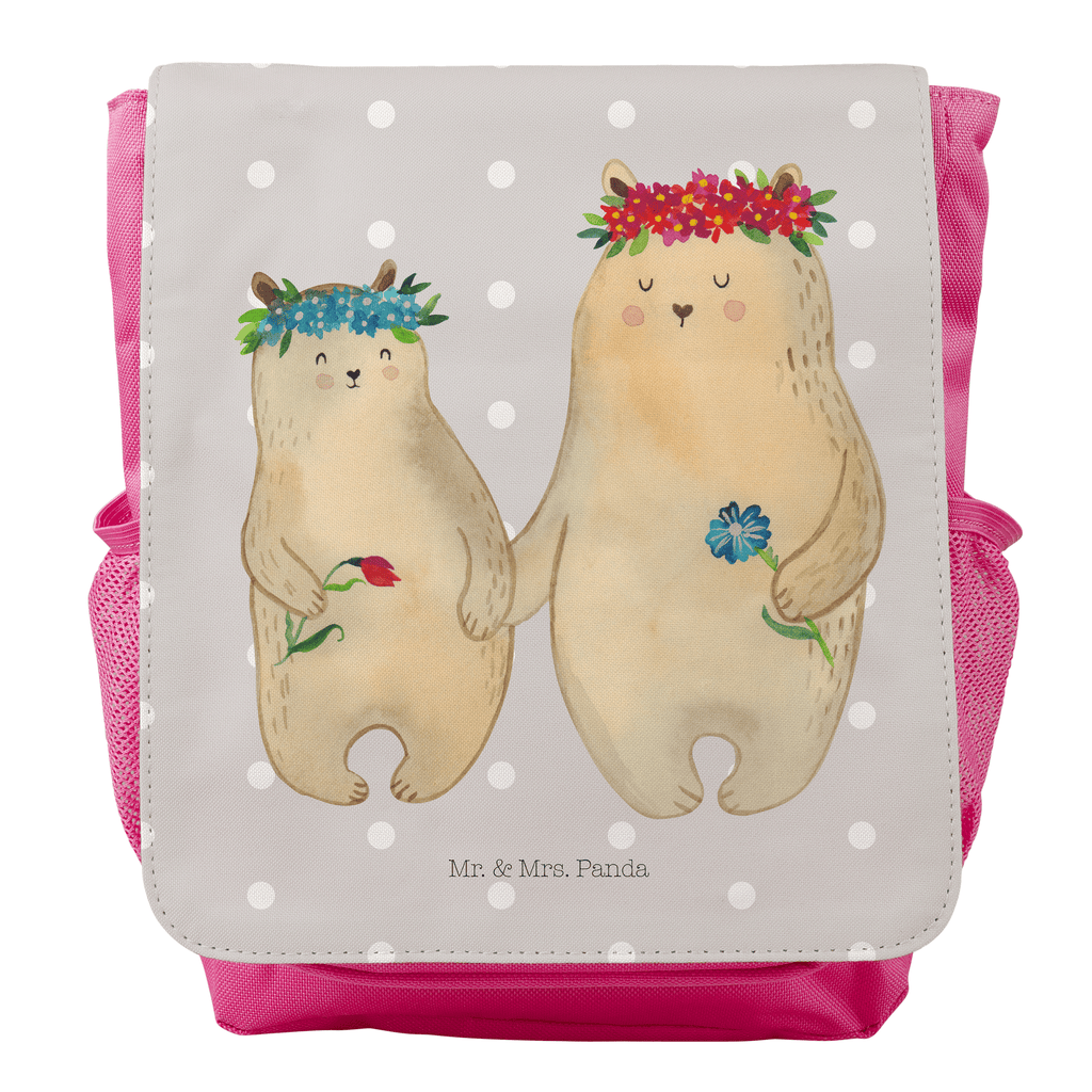 Kinderrucksack Bären mit Blumenkranz Kids, Rucksack, Kinderrucksack, Kinder Rucksack, Rucksack Kindergröße, Kleiner Rucksack, Familie, Vatertag, Muttertag, Bruder, Schwester, Mama, Papa, Oma, Opa, Bär, Bären, Mutter, Mutti, Mami, Lieblingsmensch, Lieblingsmama, beste Mutter, weltbeste Mama, Geschenk Mama. Muttertag, Tochter, Kind, Kinder, Töchter, Family, Vorbild