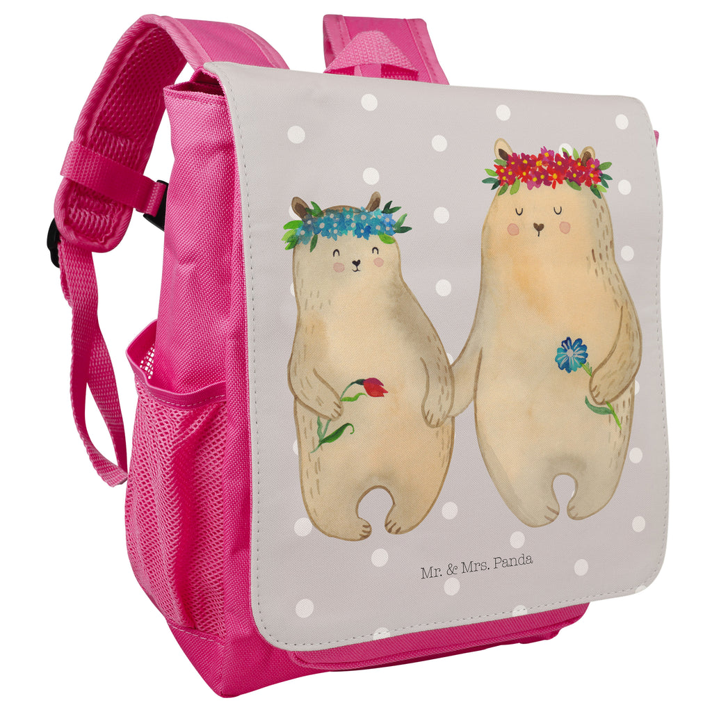 Kinderrucksack Bären mit Blumenkranz Kids, Rucksack, Kinderrucksack, Kinder Rucksack, Rucksack Kindergröße, Kleiner Rucksack, Familie, Vatertag, Muttertag, Bruder, Schwester, Mama, Papa, Oma, Opa, Bär, Bären, Mutter, Mutti, Mami, Lieblingsmensch, Lieblingsmama, beste Mutter, weltbeste Mama, Geschenk Mama. Muttertag, Tochter, Kind, Kinder, Töchter, Family, Vorbild