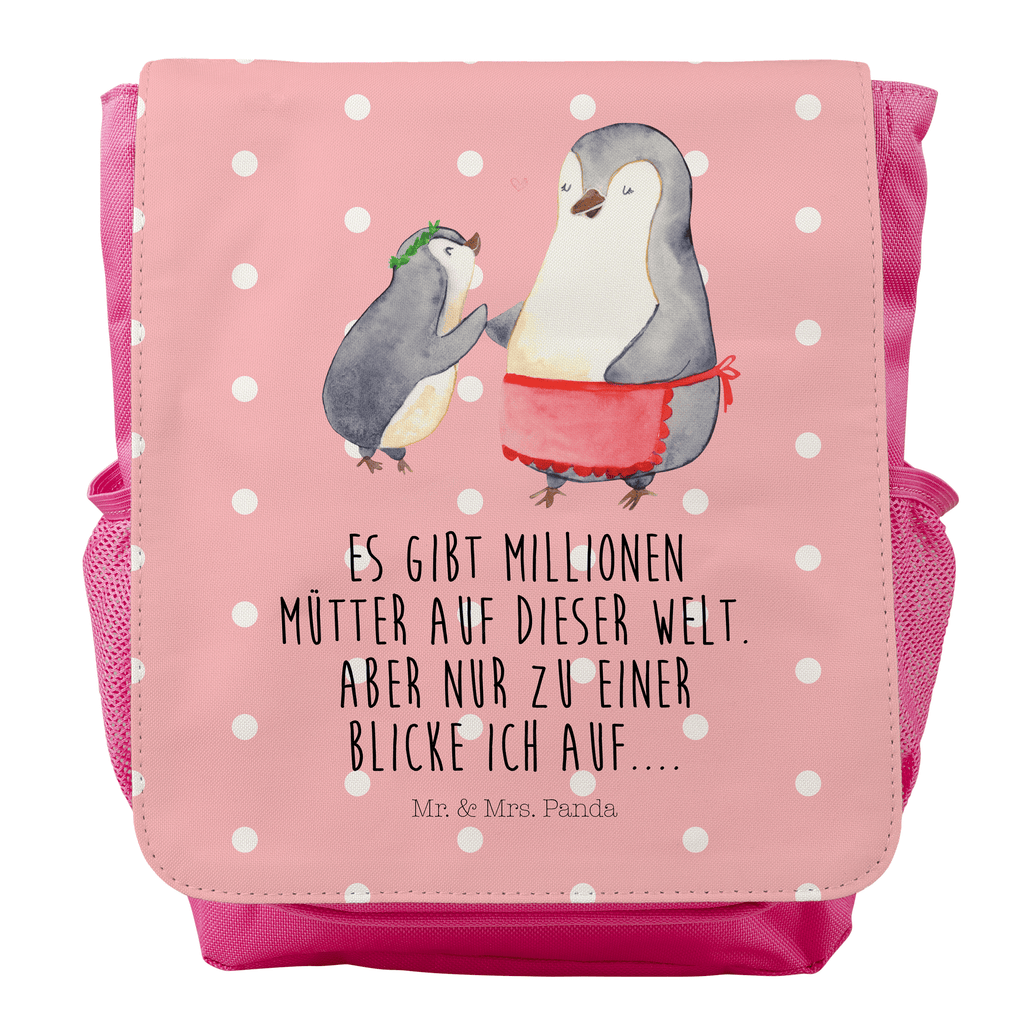 Kinderrucksack Pinguin mit Kind Kids, Rucksack, Kinderrucksack, Kinder Rucksack, Rucksack Kindergröße, Kleiner Rucksack, Familie, Vatertag, Muttertag, Bruder, Schwester, Mama, Papa, Oma, Opa, Geschenk, Mami, Mutti, Mutter, Geburststag