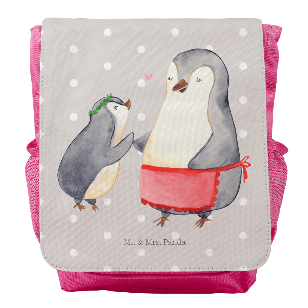 Kinderrucksack Pinguin mit Kind Kids, Rucksack, Kinderrucksack, Kinder Rucksack, Rucksack Kindergröße, Kleiner Rucksack, Familie, Vatertag, Muttertag, Bruder, Schwester, Mama, Papa, Oma, Opa, Geschenk, Mami, Mutti, Mutter, Geburststag
