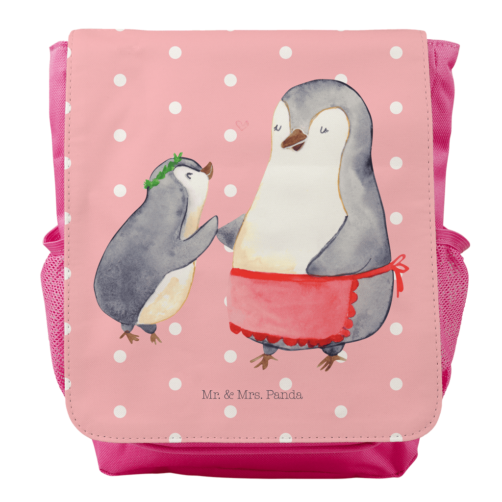 Kinderrucksack Pinguin mit Kind Kids, Rucksack, Kinderrucksack, Kinder Rucksack, Rucksack Kindergröße, Kleiner Rucksack, Familie, Vatertag, Muttertag, Bruder, Schwester, Mama, Papa, Oma, Opa, Geschenk, Mami, Mutti, Mutter, Geburststag