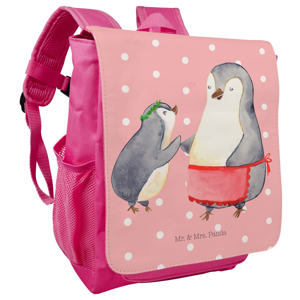 Kinderrucksack Pinguin mit Kind Kids, Rucksack, Kinderrucksack, Kinder Rucksack, Rucksack Kindergröße, Kleiner Rucksack, Familie, Vatertag, Muttertag, Bruder, Schwester, Mama, Papa, Oma, Opa, Geschenk, Mami, Mutti, Mutter, Geburststag