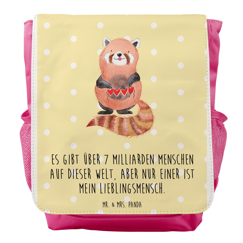 Kinderrucksack Roter Panda Kids, Rucksack, Kinderrucksack, Kinder Rucksack, Rucksack Kindergröße, Kleiner Rucksack, Tiermotive, Gute Laune, lustige Sprüche, Tiere, Panda, Liebe, Rot, Herz, Liebling, Lieblingsmensch
