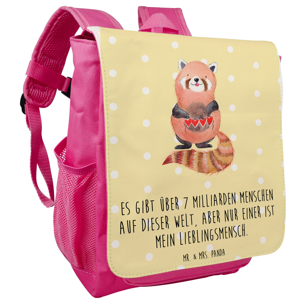 Kinderrucksack Roter Panda Kids, Rucksack, Kinderrucksack, Kinder Rucksack, Rucksack Kindergröße, Kleiner Rucksack, Tiermotive, Gute Laune, lustige Sprüche, Tiere, Panda, Liebe, Rot, Herz, Liebling, Lieblingsmensch