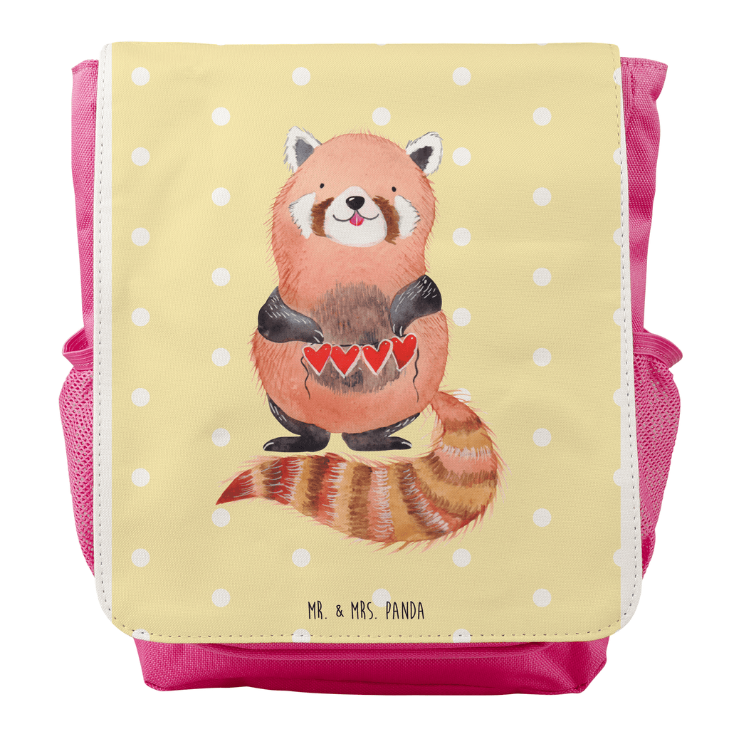Kinderrucksack Roter Panda Kids, Rucksack, Kinderrucksack, Kinder Rucksack, Rucksack Kindergröße, Kleiner Rucksack, Tiermotive, Gute Laune, lustige Sprüche, Tiere, Panda, Liebe, Rot, Herz, Liebling, Lieblingsmensch