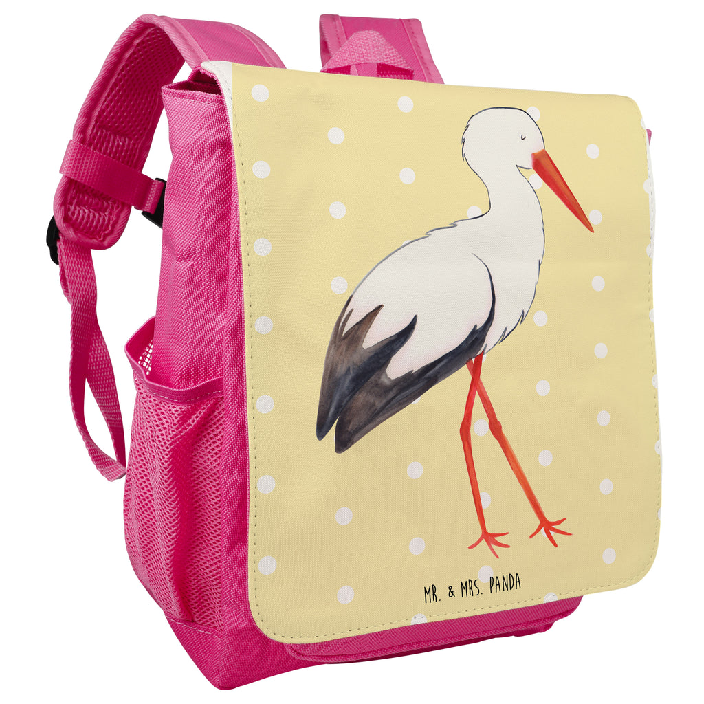 Kinderrucksack Storch Kids, Rucksack, Kinderrucksack, Kinder Rucksack, Rucksack Kindergröße, Kleiner Rucksack, süße Tiermotive, gute Laune, lustige Sprüche, Tiere, Storch, Störche, Schwangerschaft, Geburt, Mutter, Mütter, Mutter werden, Schwanger, Babybauch, Baby