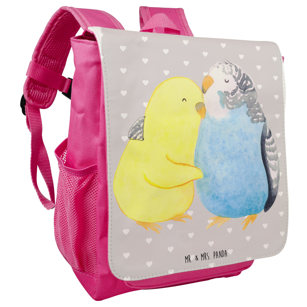 Kinderrucksack Wellensittich Liebe Kids, Rucksack, Kinderrucksack, Kinder Rucksack, Rucksack Kindergröße, Kleiner Rucksack, Liebe, Partner, Freund, Freundin, Ehemann, Ehefrau, Heiraten, Verlobung, Heiratsantrag, Liebesgeschenk, Jahrestag, Hocheitstag, Vögel, Wellensittich, Nähe, Kuscheln, Vertrauen