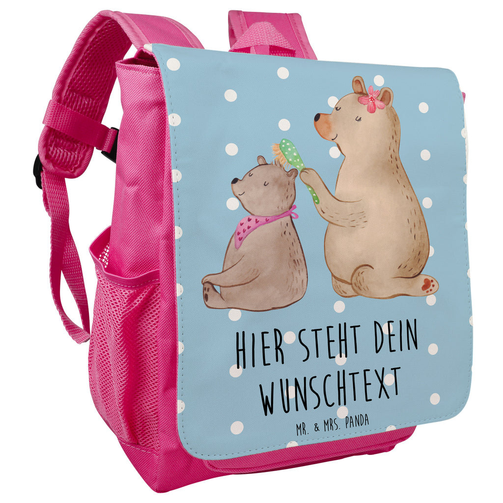 Personalisierter Kinderrucksack Bär mit Kind Personalisierter Rucksack, Kinderrucksack mit Wunschnamen, Kinder Rucksack personalisiert, Rucksack Kindergröße mit Name, Kleiner Rucksack mit individuellem Text, Rucksack mit eigenem Namen, Individueller Kinderrucksack, Rucksack mit Wunschtext, Personalisierter Rucksack für Kinder<br />Kinder Rucksack mit eigenem Design, Familie, Vatertag, Muttertag, Bruder, Schwester, Mama, Papa, Oma, Opa, Geschenk, Mutti, Mutter