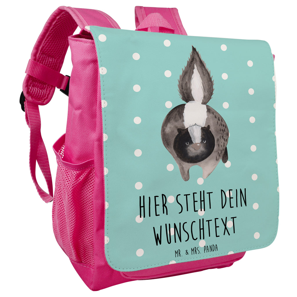 Personalisierter Kinderrucksack Stinktier Angriff Personalisierter Rucksack, Kinderrucksack mit Wunschnamen, Kinder Rucksack personalisiert, Rucksack Kindergröße mit Name, Kleiner Rucksack mit individuellem Text, Rucksack mit eigenem Namen, Individueller Kinderrucksack, Rucksack mit Wunschtext, Personalisierter Rucksack für Kinder<br />Kinder Rucksack mit eigenem Design, Stinktier, Skunk, Wildtier, Raubtier, Stinker, Stinki, wütend, Drohung
