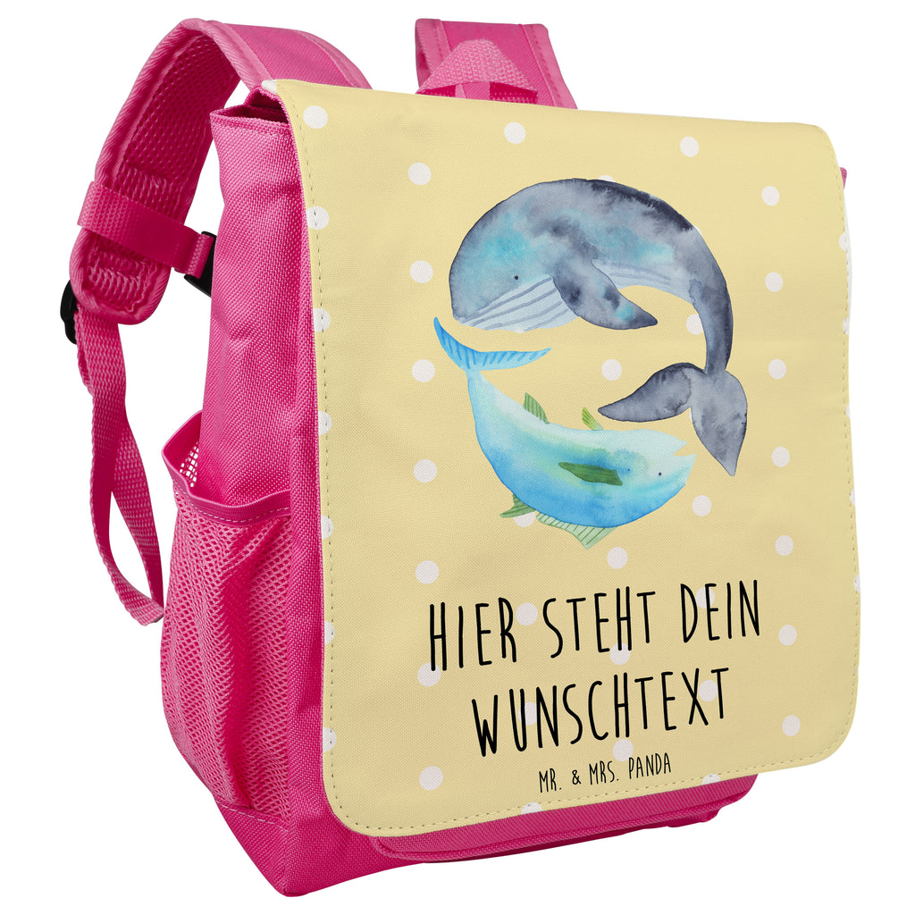 Personalisierter Kinderrucksack Walfisch & Thunfisch Personalisierter Rucksack, Kinderrucksack mit Wunschnamen, Kinder Rucksack personalisiert, Rucksack Kindergröße mit Name, Kleiner Rucksack mit individuellem Text, Rucksack mit eigenem Namen, Individueller Kinderrucksack, Rucksack mit Wunschtext, Personalisierter Rucksack für Kinder<br />Kinder Rucksack mit eigenem Design, Tiermotive, Gute Laune, lustige Sprüche, Tiere, Wal, Wahl, Tunfisch, Wortwitz lustig, Spruch lustig, Flachwitz, Witz, Spruch des Tages, Flachwitz Geschenk
