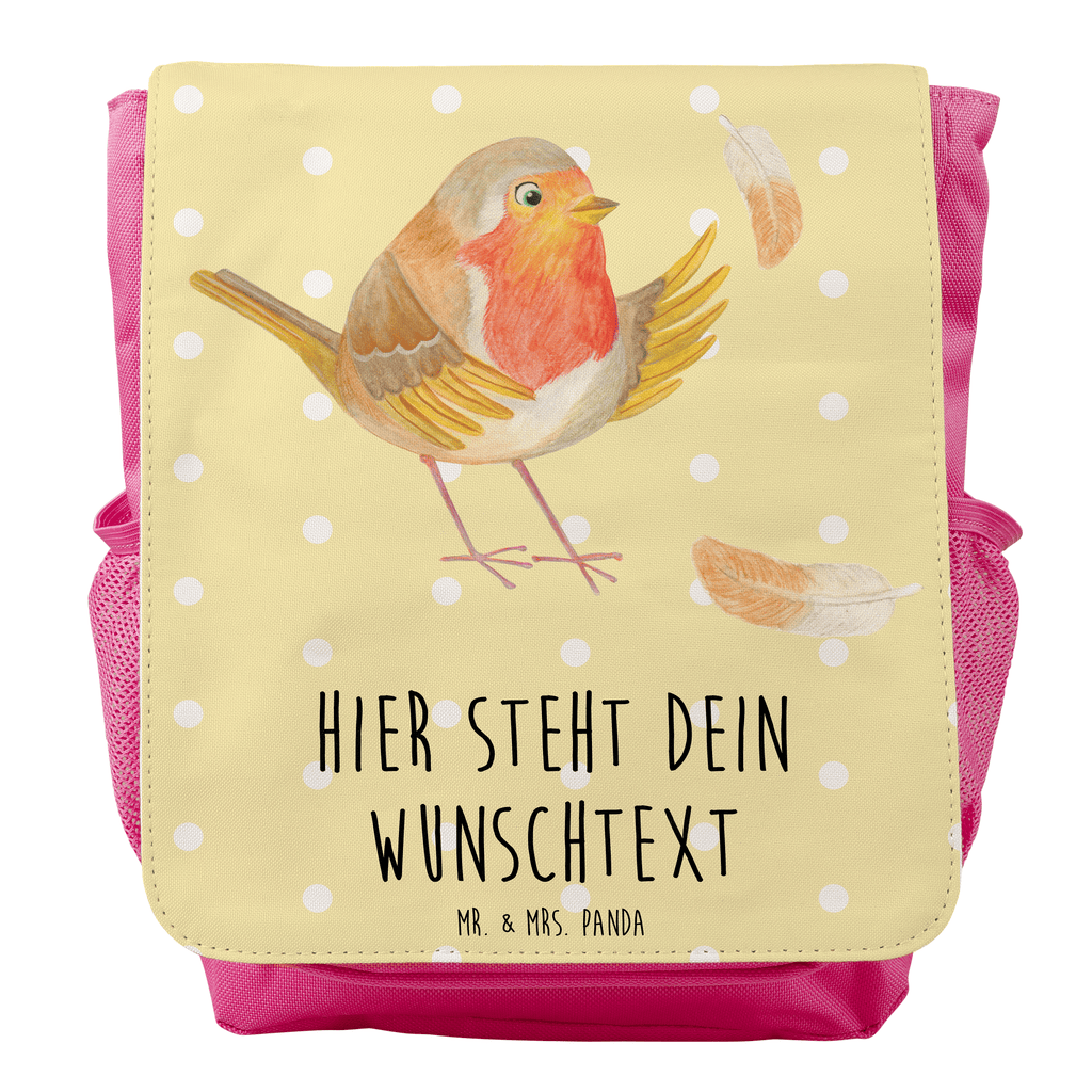 Personalisierter Kinderrucksack Rotkehlchen mit Federn Personalisierter Rucksack, Kinderrucksack mit Wunschnamen, Kinder Rucksack personalisiert, Rucksack Kindergröße mit Name, Kleiner Rucksack mit individuellem Text, Rucksack mit eigenem Namen, Individueller Kinderrucksack, Rucksack mit Wunschtext, Personalisierter Rucksack für Kinder<br />Kinder Rucksack mit eigenem Design, Tiermotive, Gute Laune, lustige Sprüche, Tiere, What if i fall, Rotkehlchen, Spruch Motivation, Spruch Mut, Vogel, Motivation Sprüche, Motivationsbilder, fliegen