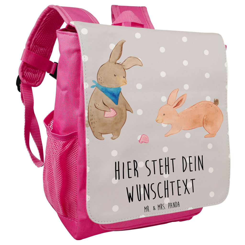 Personalisierter Kinderrucksack Hasen Muschel Personalisierter Rucksack, Kinderrucksack mit Wunschnamen, Kinder Rucksack personalisiert, Rucksack Kindergröße mit Name, Kleiner Rucksack mit individuellem Text, Rucksack mit eigenem Namen, Individueller Kinderrucksack, Rucksack mit Wunschtext, Personalisierter Rucksack für Kinder<br />Kinder Rucksack mit eigenem Design, Familie, Vatertag, Muttertag, Bruder, Schwester, Mama, Papa, Oma, Opa, Hasen, beste Freundin, Freundin, Freundinnen, best friends, BFF, Muscheln sammeln, Muscheln, Meer