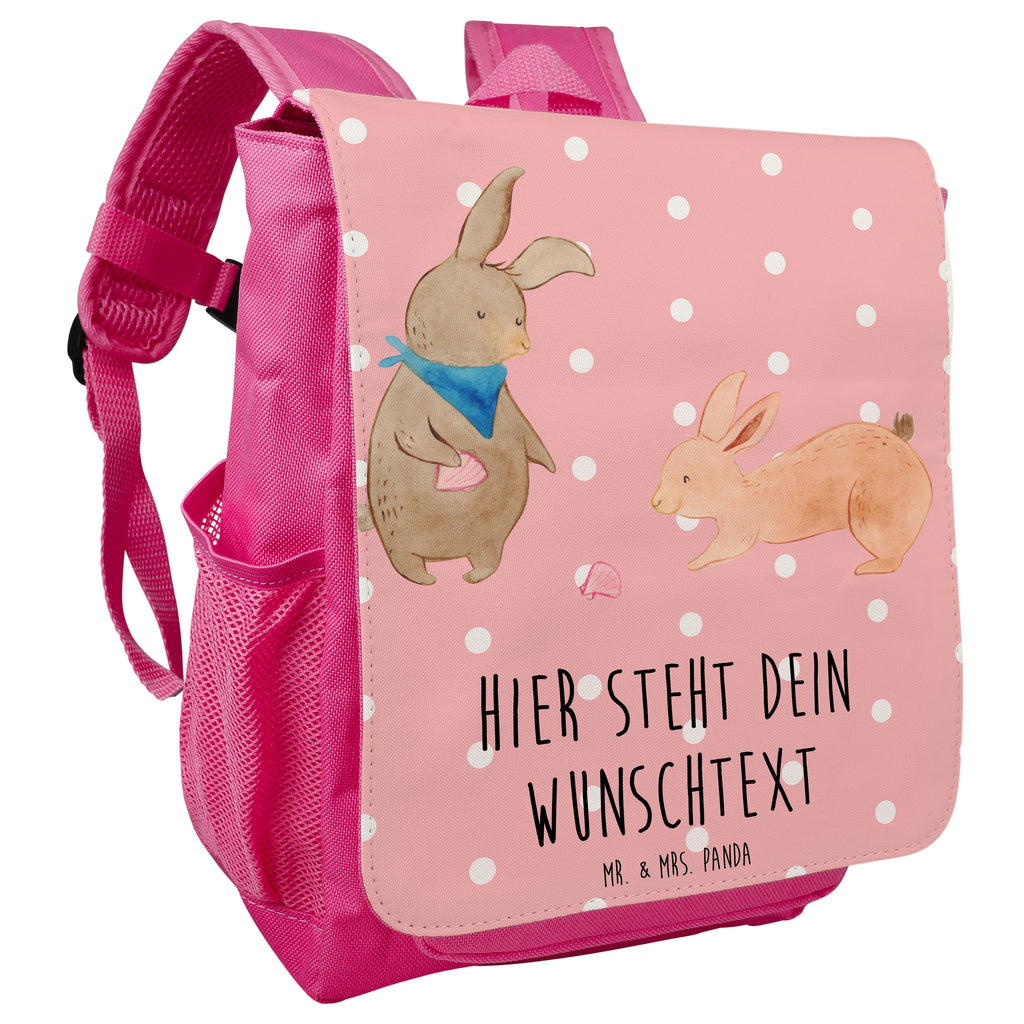 Personalisierter Kinderrucksack Hasen Muschel Personalisierter Rucksack, Kinderrucksack mit Wunschnamen, Kinder Rucksack personalisiert, Rucksack Kindergröße mit Name, Kleiner Rucksack mit individuellem Text, Rucksack mit eigenem Namen, Individueller Kinderrucksack, Rucksack mit Wunschtext, Personalisierter Rucksack für Kinder<br />Kinder Rucksack mit eigenem Design, Familie, Vatertag, Muttertag, Bruder, Schwester, Mama, Papa, Oma, Opa, Hasen, beste Freundin, Freundin, Freundinnen, best friends, BFF, Muscheln sammeln, Muscheln, Meer