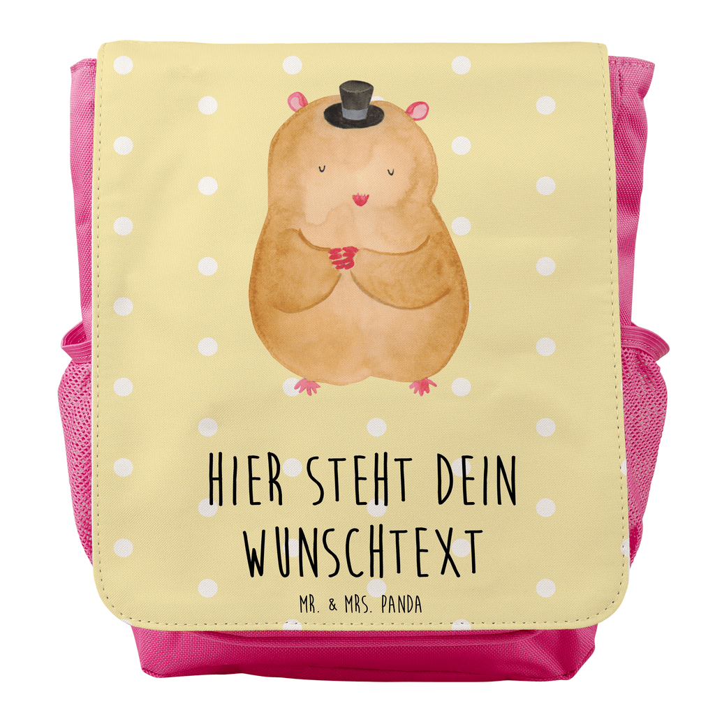 Personalisierter Kinderrucksack Hamster mit Hut Personalisierter Rucksack, Kinderrucksack mit Wunschnamen, Kinder Rucksack personalisiert, Rucksack Kindergröße mit Name, Kleiner Rucksack mit individuellem Text, Rucksack mit eigenem Namen, Individueller Kinderrucksack, Rucksack mit Wunschtext, Personalisierter Rucksack für Kinder<br />Kinder Rucksack mit eigenem Design, Tiermotive, Gute Laune, lustige Sprüche, Tiere, Hamster, Hut, Magier, Zylinder, Zwerghamster, Zauberer, Houdini