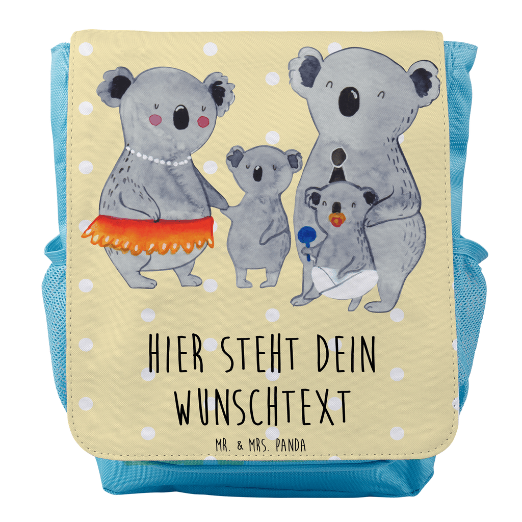 Personalisierter Kinderrucksack Koala Familie Personalisierter Rucksack, Kinderrucksack mit Wunschnamen, Kinder Rucksack personalisiert, Rucksack Kindergröße mit Name, Kleiner Rucksack mit individuellem Text, Rucksack mit eigenem Namen, Individueller Kinderrucksack, Rucksack mit Wunschtext, Personalisierter Rucksack für Kinder<br />Kinder Rucksack mit eigenem Design, Familie, Vatertag, Muttertag, Bruder, Schwester, Mama, Papa, Oma, Opa, Koala, Koalas, Family, Kinder, Geschwister, Familienleben
