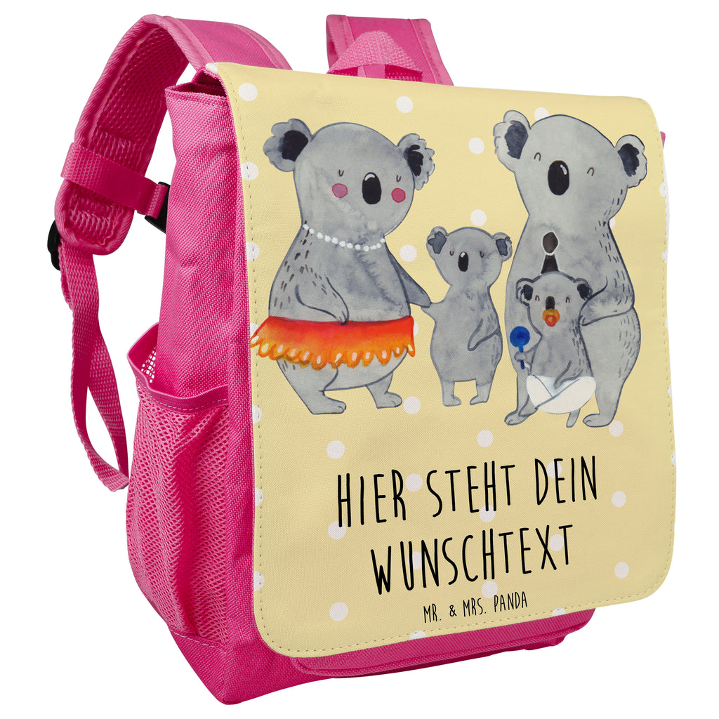 Personalisierter Kinderrucksack Koala Familie Personalisierter Rucksack, Kinderrucksack mit Wunschnamen, Kinder Rucksack personalisiert, Rucksack Kindergröße mit Name, Kleiner Rucksack mit individuellem Text, Rucksack mit eigenem Namen, Individueller Kinderrucksack, Rucksack mit Wunschtext, Personalisierter Rucksack für Kinder<br />Kinder Rucksack mit eigenem Design, Familie, Vatertag, Muttertag, Bruder, Schwester, Mama, Papa, Oma, Opa, Koala, Koalas, Family, Kinder, Geschwister, Familienleben