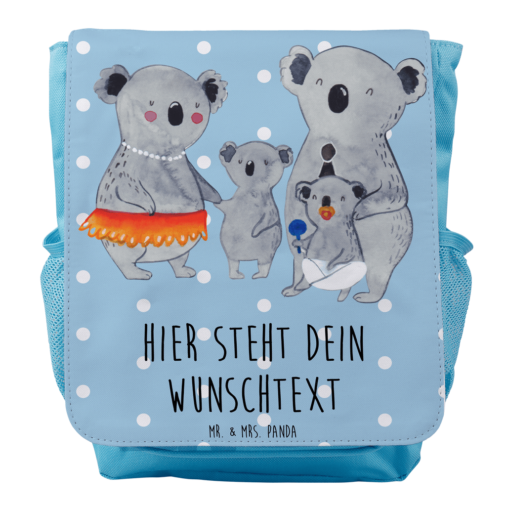 Personalisierter Kinderrucksack Koala Familie Personalisierter Rucksack, Kinderrucksack mit Wunschnamen, Kinder Rucksack personalisiert, Rucksack Kindergröße mit Name, Kleiner Rucksack mit individuellem Text, Rucksack mit eigenem Namen, Individueller Kinderrucksack, Rucksack mit Wunschtext, Personalisierter Rucksack für Kinder<br />Kinder Rucksack mit eigenem Design, Familie, Vatertag, Muttertag, Bruder, Schwester, Mama, Papa, Oma, Opa, Koala, Koalas, Family, Kinder, Geschwister, Familienleben