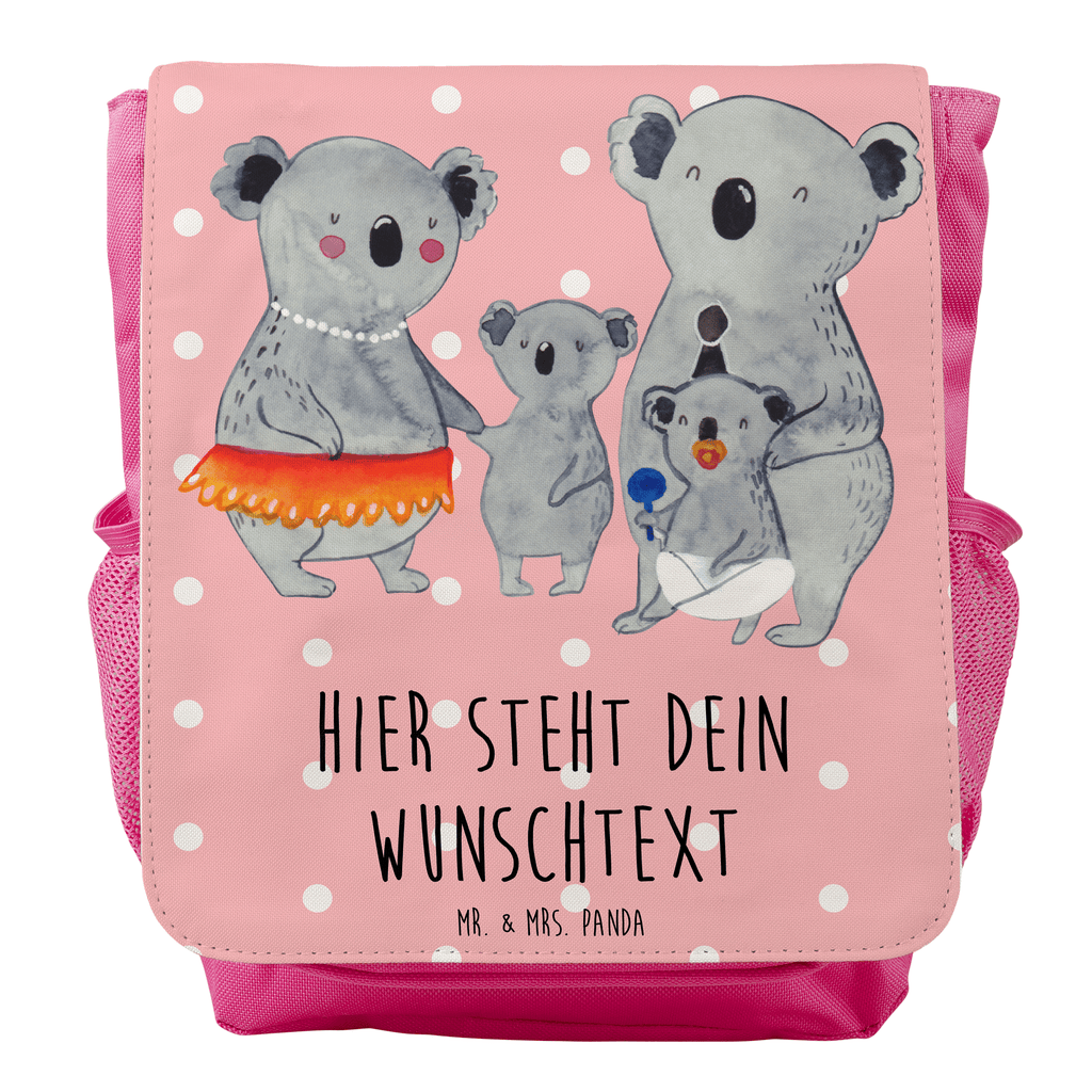 Personalisierter Kinderrucksack Koala Familie Personalisierter Rucksack, Kinderrucksack mit Wunschnamen, Kinder Rucksack personalisiert, Rucksack Kindergröße mit Name, Kleiner Rucksack mit individuellem Text, Rucksack mit eigenem Namen, Individueller Kinderrucksack, Rucksack mit Wunschtext, Personalisierter Rucksack für Kinder<br />Kinder Rucksack mit eigenem Design, Familie, Vatertag, Muttertag, Bruder, Schwester, Mama, Papa, Oma, Opa, Koala, Koalas, Family, Kinder, Geschwister, Familienleben