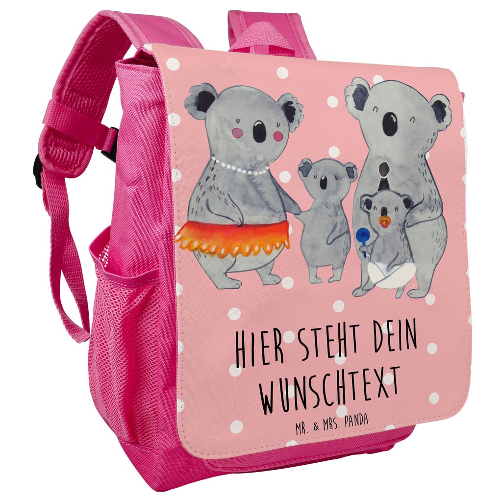 Personalisierter Kinderrucksack Koala Familie Personalisierter Rucksack, Kinderrucksack mit Wunschnamen, Kinder Rucksack personalisiert, Rucksack Kindergröße mit Name, Kleiner Rucksack mit individuellem Text, Rucksack mit eigenem Namen, Individueller Kinderrucksack, Rucksack mit Wunschtext, Personalisierter Rucksack für Kinder<br />Kinder Rucksack mit eigenem Design, Familie, Vatertag, Muttertag, Bruder, Schwester, Mama, Papa, Oma, Opa, Koala, Koalas, Family, Kinder, Geschwister, Familienleben