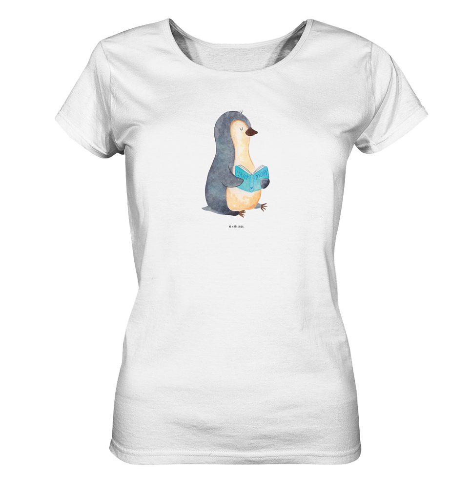 Shirt Damen Pinguin Buch T-Shirt, Shirt, Tshirt, Lustiges T-Shirt, T-Shirt mit Spruch, Party, Junggesellenabschied, Jubiläum, Geburstag, Herrn, Damen, Männer, Frauen, Schlafshirt, Nachthemd, Sprüche, Pinguin, Pinguine, Buch, Lesen, Bücherwurm, Nichtstun, Faulenzen, Ferien, Urlaub, Freizeit