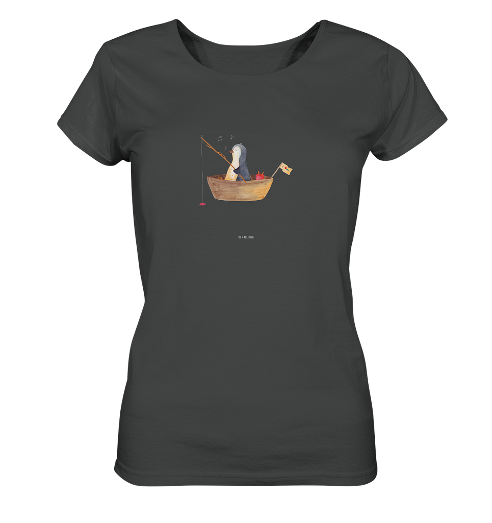 Shirt Damen Pinguin Angelboot T-Shirt, Shirt, Tshirt, Lustiges T-Shirt, T-Shirt mit Spruch, Party, Junggesellenabschied, Jubiläum, Geburstag, Herrn, Damen, Männer, Frauen, Schlafshirt, Nachthemd, Sprüche, Pinguin, Pinguine, Angeln, Boot, Angelboot, Lebenslust, Leben, genießen, Motivation, Neustart, Neuanfang, Trennung, Scheidung, Geschenkidee Liebeskummer