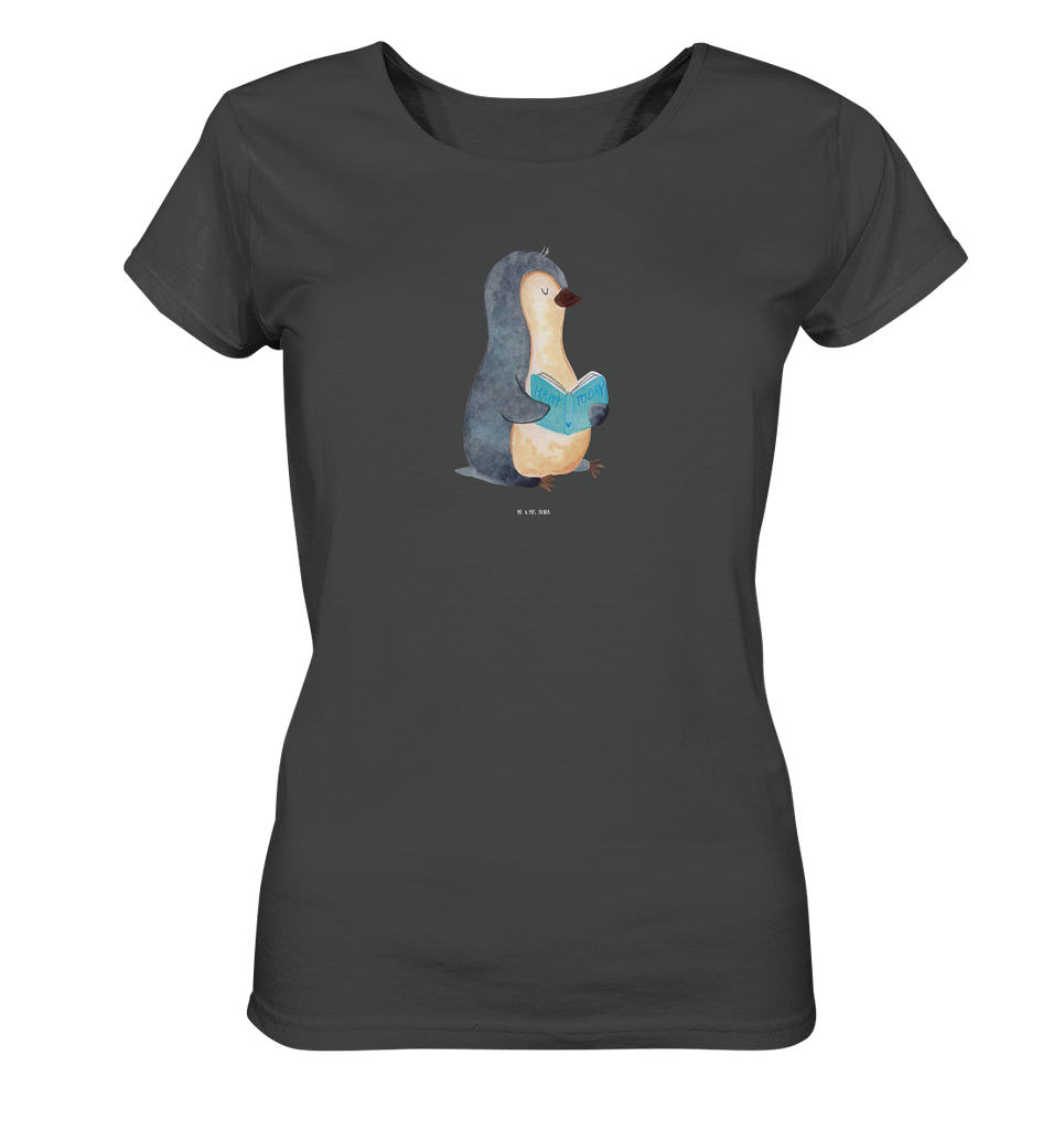 Shirt Damen Pinguin Buch T-Shirt, Shirt, Tshirt, Lustiges T-Shirt, T-Shirt mit Spruch, Party, Junggesellenabschied, Jubiläum, Geburstag, Herrn, Damen, Männer, Frauen, Schlafshirt, Nachthemd, Sprüche, Pinguin, Pinguine, Buch, Lesen, Bücherwurm, Nichtstun, Faulenzen, Ferien, Urlaub, Freizeit