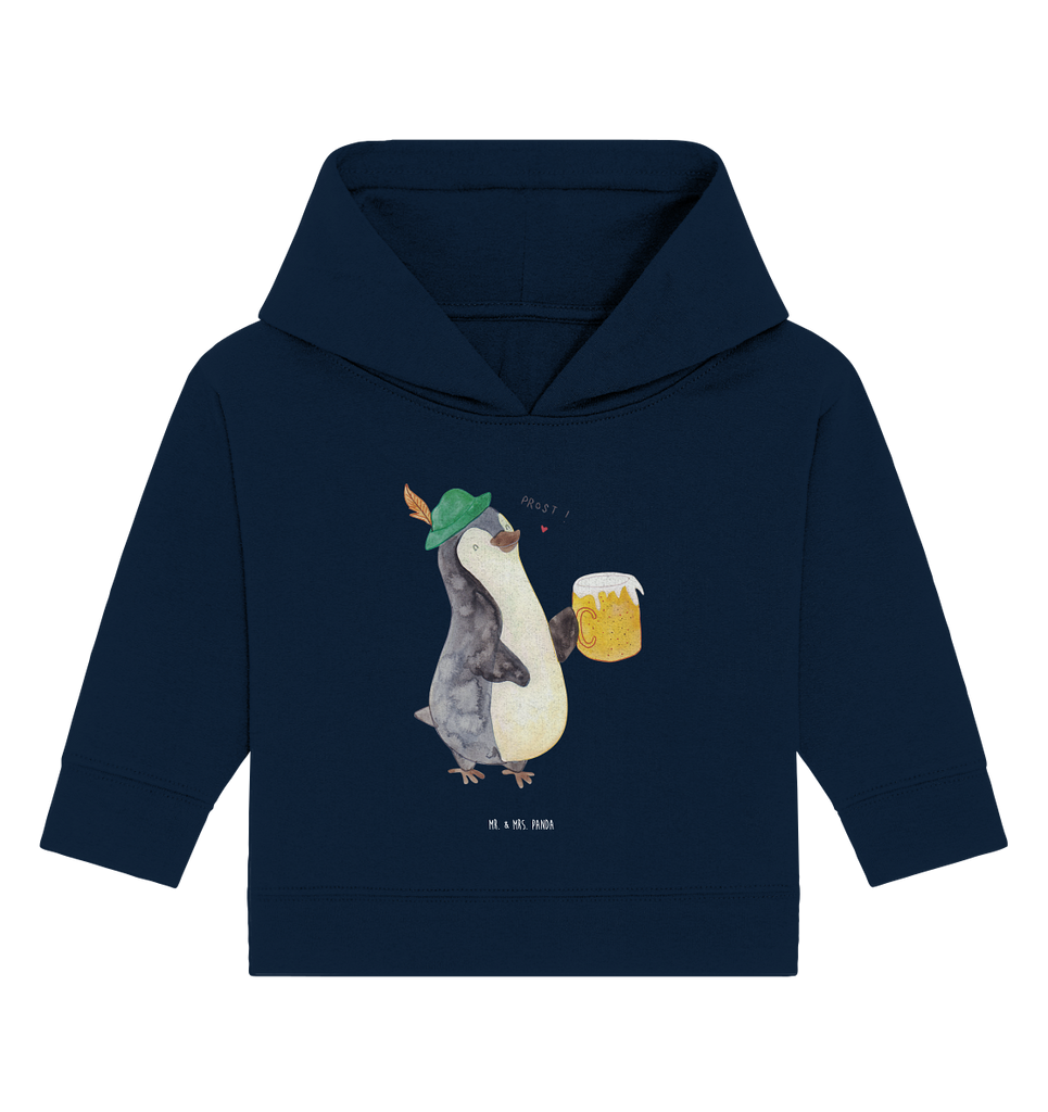 Organic Baby Hoodie Pinguin Bier Baby Kapuzenshirt, Baby Kapuzensweatshirt, Baby Hoodie, Baby Pullover, Pinguin, Pinguine, Bier, Oktoberfest