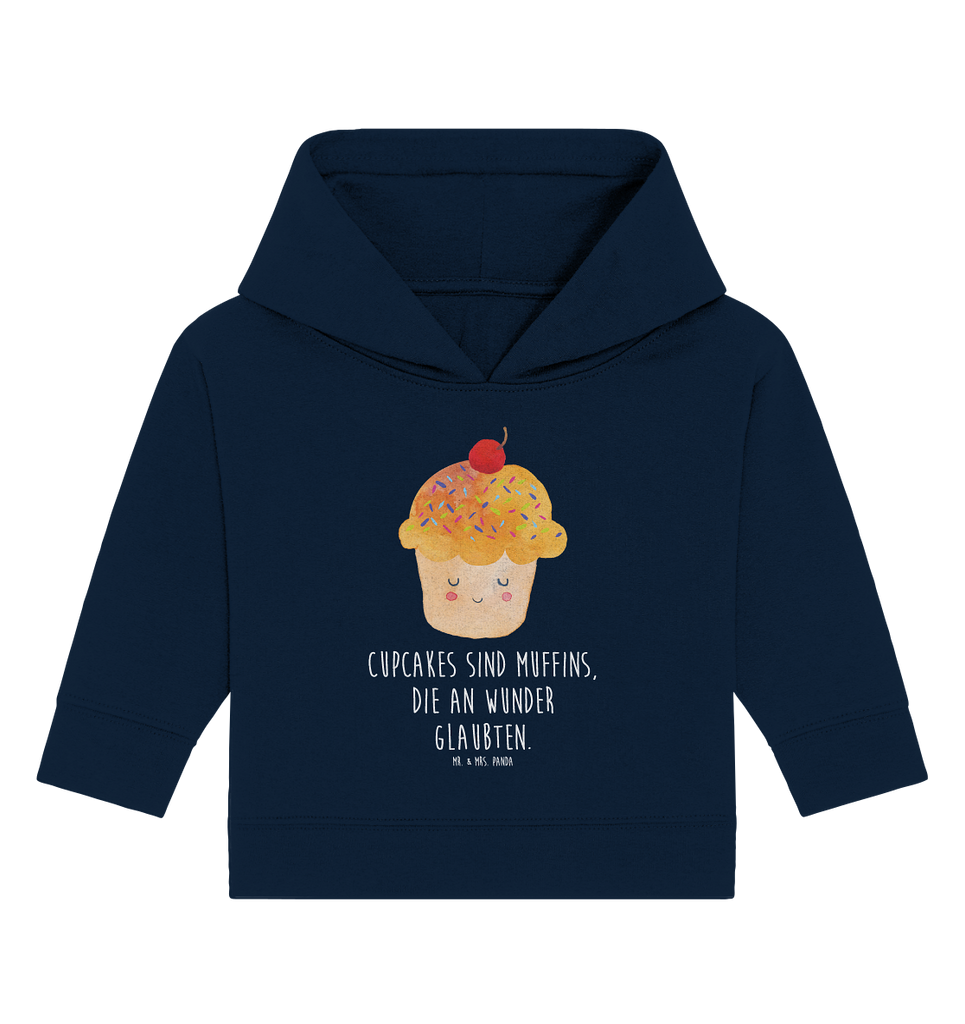 Organic Baby Hoodie Cupcake Baby Kapuzenshirt, Baby Kapuzensweatshirt, Baby Hoodie, Baby Pullover, Tiermotive, Gute Laune, lustige Sprüche, Tiere, Cupcakes, Muffin, Wunder, Küche Deko, Küche Spruch, Backen Geschenk, Geschenk Koch, Motivation Sprüche
