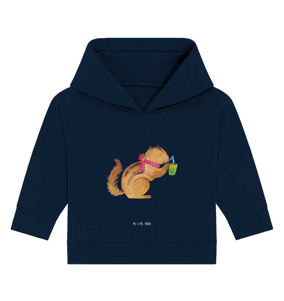 Organic Baby Hoodie Eichhörnchen Smoothie Baby Kapuzenshirt, Baby Kapuzensweatshirt, Baby Hoodie, Baby Pullover, Tiermotive, Gute Laune, lustige Sprüche, Tiere, Green Smoothies, Diät, Abnehmen, Streifenhörnchen, Eichhörnchen