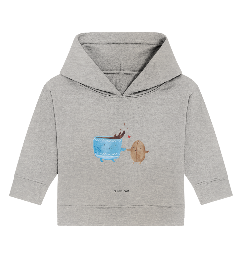 Organic Baby Hoodie Kaffee Bohne Bio, Baby Kapuzenshirt, Baby Kapuzensweatshirt, Baby Hoodie, Baby Pullover, süße Tiermotive, gute Laune, lustige Sprüche, Tiere, Kaffee, Kaffeebohne, Genuss, Zufriedenheit, Glück