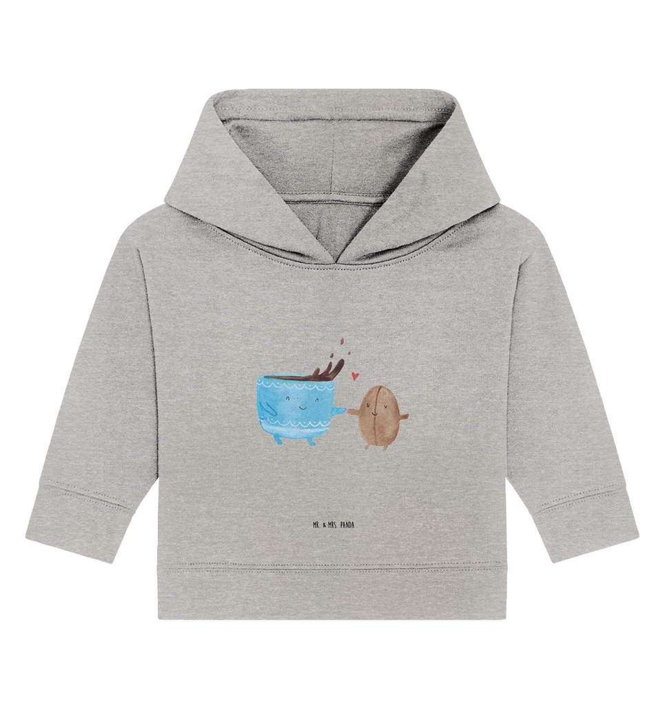Organic Baby Hoodie Kaffee Bohne Bio, Baby Kapuzenshirt, Baby Kapuzensweatshirt, Baby Hoodie, Baby Pullover, süße Tiermotive, gute Laune, lustige Sprüche, Tiere, Kaffee, Kaffeebohne, Genuss, Zufriedenheit, Glück