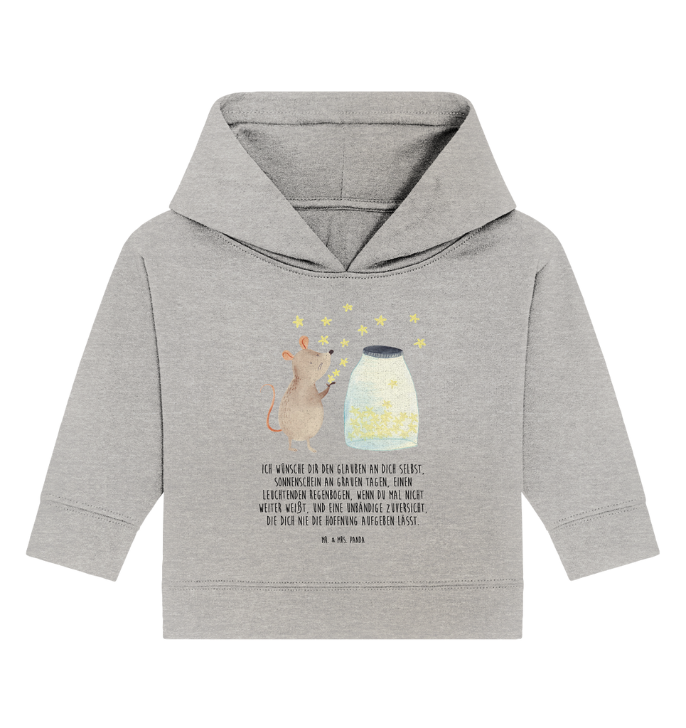 Organic Baby Hoodie Maus Sterne Baby Kapuzenshirt, Baby Kapuzensweatshirt, Baby Hoodie, Baby Pullover, Tiermotive, Gute Laune, lustige Sprüche, Tiere, Maus, Sterne, Wunsch, Kind, Taufe, Taufgeschenk, Geburt, Schwangerschaft, erstes Kind, Kindergeburtstag, Geburtstag, Hoffnung, Träume