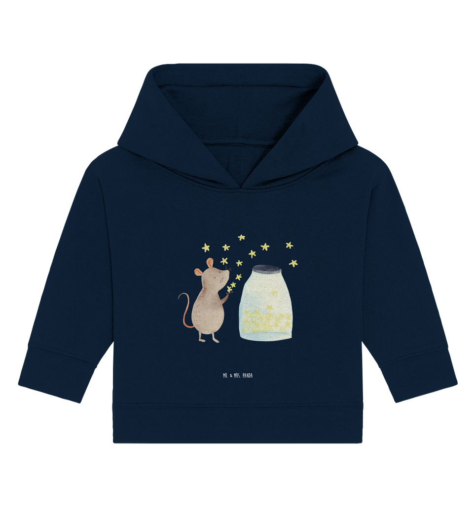 Organic Baby Hoodie Maus Sterne Baby Kapuzenshirt, Baby Kapuzensweatshirt, Baby Hoodie, Baby Pullover, Tiermotive, Gute Laune, lustige Sprüche, Tiere, Maus, Sterne, Wunsch, Kind, Taufe, Taufgeschenk, Geburt, Schwangerschaft, erstes Kind, Kindergeburtstag, Geburtstag, Hoffnung, Träume