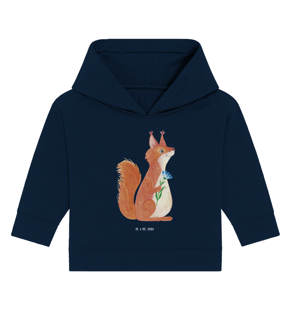 Organic Baby Hoodie Eichhörnchen Blume Bio, Baby Kapuzenshirt, Baby Kapuzensweatshirt, Baby Hoodie, Baby Pullover, süße Tiermotive, gute Laune, lustige Sprüche, Tiere, Eichhörnchen, Eichhorn, Spruch positiv, Lachen, Spaß, Motivation Sprüche, Motivation Bilder, glücklich Spruch, Spruch Deko
